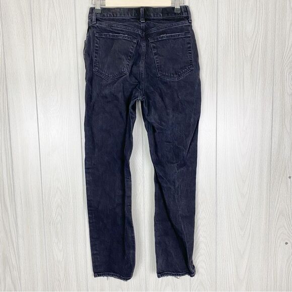 Abercrombie & Fitch | Black The Dad High Rise Jean Size 2 - Picture 2 of 11
